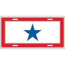 EagleEmblems Family Member, Blue Star Service (6&quot;x12&quot;) License Plate - $184.78 MXN
