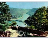 Hawks Nest Stato Park Ansted West Virginia Wv Unp Cromo Cartolina N24 - $3.36