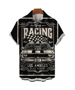 Drag Racing V8 muscle car black shirt for men - $29.00