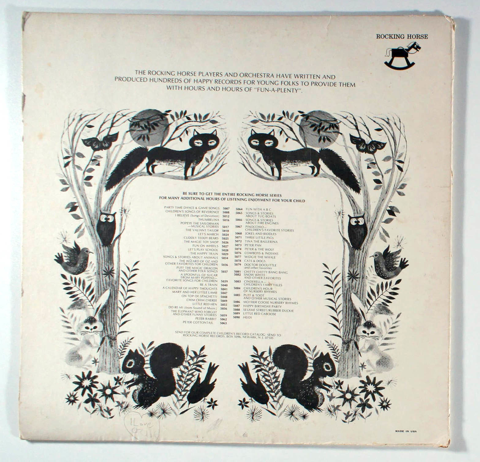 Party Time: Dance and Game Songs (1959) Vinyl LP • Diplomat, Rocking Horse Item image 2