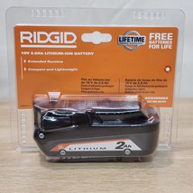 *Brand New* - Ridgid AC8400802 18V 2 Ah Hyper Lithium Ion Battery Free Shipping - £24.94 GBP