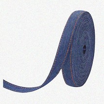 MarineBlue Denim Trim: 10.9 Yards of 16mm Jeans Cloth Ribbon for DIY, Ha... - $612.31 MXN