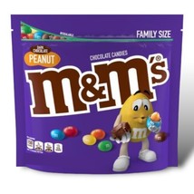 M&amp;M&#39;S Peanut Dark Chocolate Candy Family Size, 18 Oz - £15.90 GBP