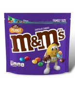 M&amp;M&#39;S Peanut Dark Chocolate Candy Family Size, 18 Oz - £11.86 GBP