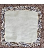 Vintage Armenian Needle Lace Edge Dresser Doily Approximately 13x13 Inch... - £10.33 GBP