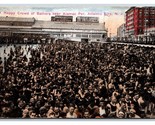Crowd of Bathers Alamac Pier Atlantic City New Jersey NJ 1916 DB Postcar... - $4.90