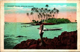 Cocoanut Island Hawaiian Islands Hawaii HI UNP Island Curio Co WB Postcard D9 - £6.17 GBP