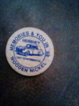 AACA Hershey PA Region 1992 Wooden Nickel from Fall Flea Market and Car ... - $10.00