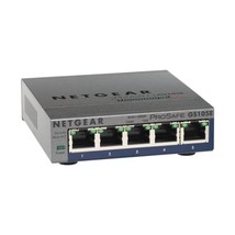 NETGEAR GS105E-200UKS ProSAFE 5 Port Web Managed (Plus) Gigabit Ethernet... - £49.42 GBP