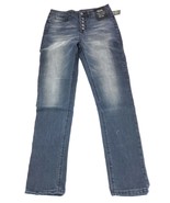 Signature Studio Womens Natalie Jegging High Rise Skinny Carbon Wash Siz... - £16.98 GBP