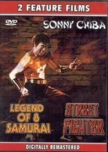 Sonny Chiba 2 Feature Films Legend of 8 Samurai / Street Fighter Dvd - £9.56 GBP