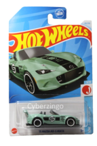 1:64 Hot Wheels 15 Mazda MX-5 Miata Diecast Model Car Green BRAND NEW - £10.00 GBP