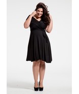 SWAK Designs Sexy Black Eternity Wrap Short Dress, Versatile Party Festi... - $67.00 CAD