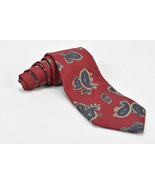 Christian Dior Paisley Silk Tie Made in USA Woven in Italy Geometric - $31.41 CAD