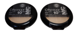 2x NYC City Proof Smooth Skin Pressed Face Powder 704 Warm Beige New Sealed - $31.68