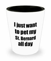 St. Bernard Shot Glass Dog Lover Mom Dad Funny Gift Idea For Liquor Lover Alcoho - £9.59 GBP