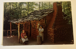 Vintage Collectable Postcard - Unused - Oconaluftee Indian Village  Cherokee NC - £4.23 GBP