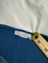 Beta's Choice Women's Turquoise Long Sleeve Shirt Top Measured Chest 34" image 3