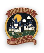 Paper House Productions Harry Potter Hogwarts at Night Full Color 1.5&quot; E... - $11.75