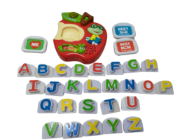 Leap Frog Tads Fridge Phonics Magnetic Alphabet Apple set 26 letters Mom Dad Me - £15.49 GBP