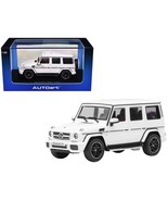 2017 Mercedes-Benz AMG G 63 White 1/64 Diecast Model Car by Autoart - $118.83 CAD