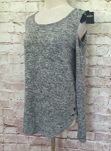 Hollister Must Have Collection Cold Shoulder Knit Top Heather Gray Size S NEW - £21.23 GBP