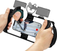 [Wireless Control] Universal Smartphone Video Rig, Cell Phone Rig Cage For - £27.62 GBP