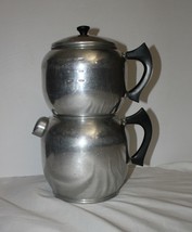 Vintage All Aluminum West Bend 18 Cup Kwik Drip Coffee Tea Maker Serving System - £35.03 GBP