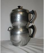 Vintage All Aluminum West Bend 18 Cup Kwik Drip Coffee Tea Maker Serving... - £34.99 GBP