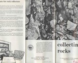 Collecting Rocks Brochure 1964 Department of the Interior Geological Survey - $15.84