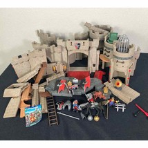 Playmobil 6001 Hawk Knights Castle Parts Lot Retired Figures Accessories - $111.38