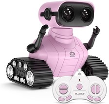 Girls Robot Toy Rechargeable RC Robot for Kids Remote Control Toy with Music and - £54.89 GBP
