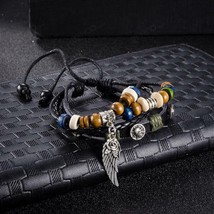 Jewelry fashion Leather Cute Charm Bangle Women&#39;s Fashion Bracelet DLFSH177 - £7.95 GBP