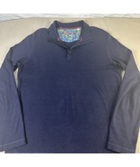 Robert Graham Henley pullover Size Large 1/4 Button - $28.01