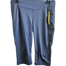 Gray Capri Length Leggings with pocket Size Medium - $24.75