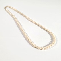 Womens Necklace Jewelry 20&quot; Length Faux Pearl Bead Costume Fashion - £18.68 GBP