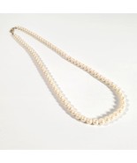 Womens Necklace Jewelry 20&quot; Length Faux Pearl Bead Costume Fashion - £18.27 GBP