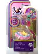 Polly Pocket DONUT mini car with doll and pet NEW - $11.95