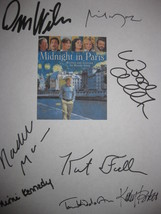 Midnight in Paris Signed Film Movie Script Screenplay X7 Autograph Woody Allen O - $19.99