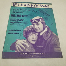 If I Had My Way frm The Flying Fool George Waggner George Green Sheet Music 1929 - £5.23 GBP