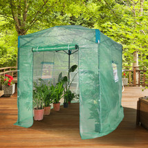 VEVOR Pop Up Greenhouse Walk-in Portable Green House 8&#39; x 6&#39; x 7.5&#39; Plan... - $130.99