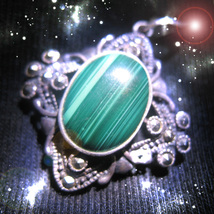 HAUNTED NECKLACE THE SORCERY OF GROWING MONEY ABUNDANCE RARE POWER OOAK MAGICKAL image 2