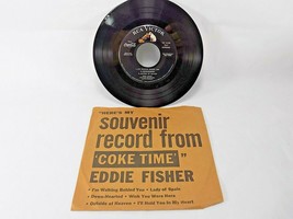 Eddie Fisher Souvenir Record 45 Rpm Coke Time EX/EX Rca Victor CEP-6144X - £7.84 GBP