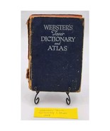 Vintage 1948 Webster&#39;s Illustrated Tower Dictionary &amp; Atlas World Publis... - $37.99