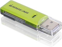 USB 2.0 SD Portable Card Reader Dual Slot Rate Up To 480Mbps USB Powered SDXC SD - £16.44 GBP