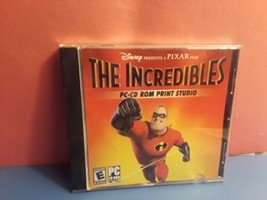 Disney/Pixar&#39;s The Incredibles PC-CD Rom Print Studio (2005, Disney) - £4.46 GBP