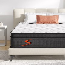 Sweetnight Full Mattress, 12 Inch Pillow Top Full Size Mattress In A Box, Bamboo - £419.08 GBP