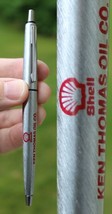 vintage Shell Oil ballpoint pen ink Ken Thomas Oil Co. Hilliard Ohio - £10.21 GBP