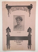 1916 Metropolitan Theatre Antique Program May Robson Minneapolis Political Ads - £23.59 GBP
