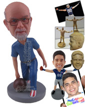 Personalized Bobblehead Bowling Player Throwing The Ball For A Perfect Game - Sp - £72.47 GBP